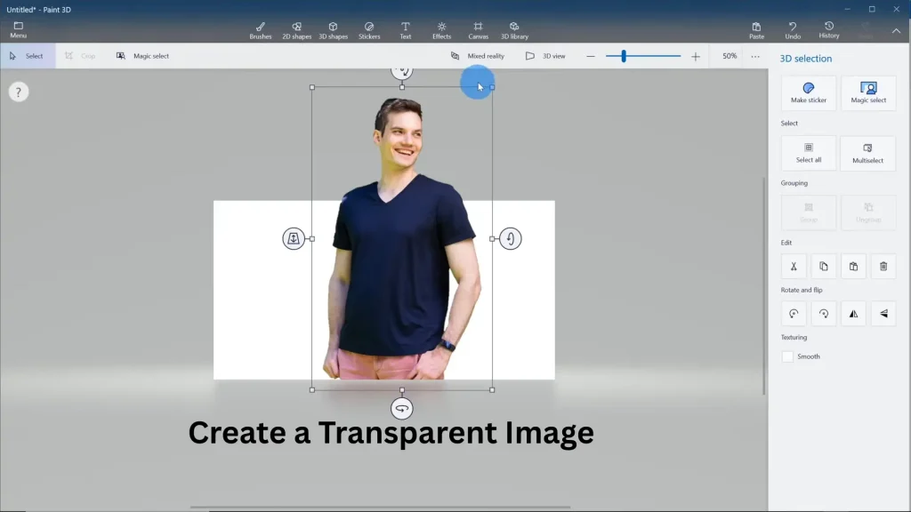 Create a Transparent Image